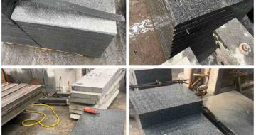 三明 芝麻黑地铺石材