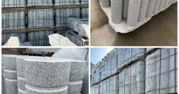 三明 芝麻白花岗岩挡车柱、隔离柱多少钱