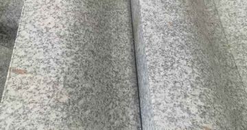 三明芙蓉白S型拉丝面路沿石