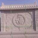 三明 芝麻白花岗岩屏风，照壁，影壁