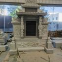 三明 芝麻灰高档墓碑、土墓，一套也支持定做