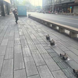 三明仿古石铺装效果
