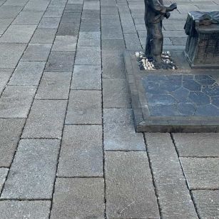 三明仿古石铺装效果