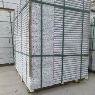 三明 芙蓉白3公分厚磨圆边、拉槽，楼梯踏步