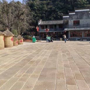 三明仿古石铺装效果