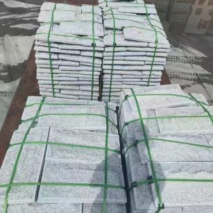 三明 芝麻白蘑菇石装车出货