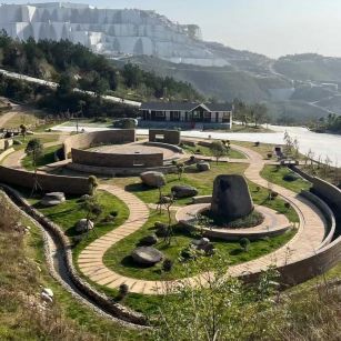 三明仿古石铺装整体效果