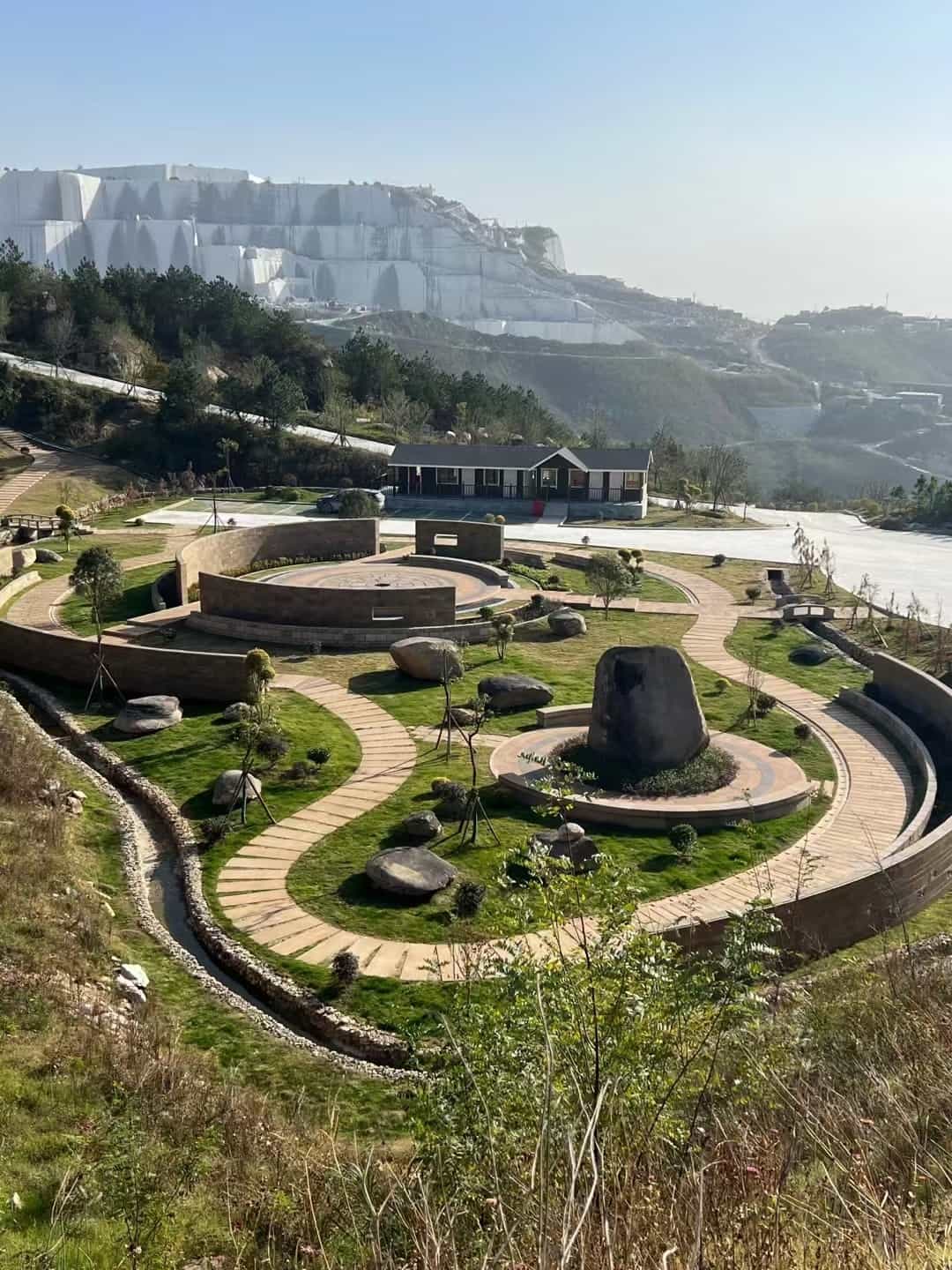 三明仿古石铺装整体效果