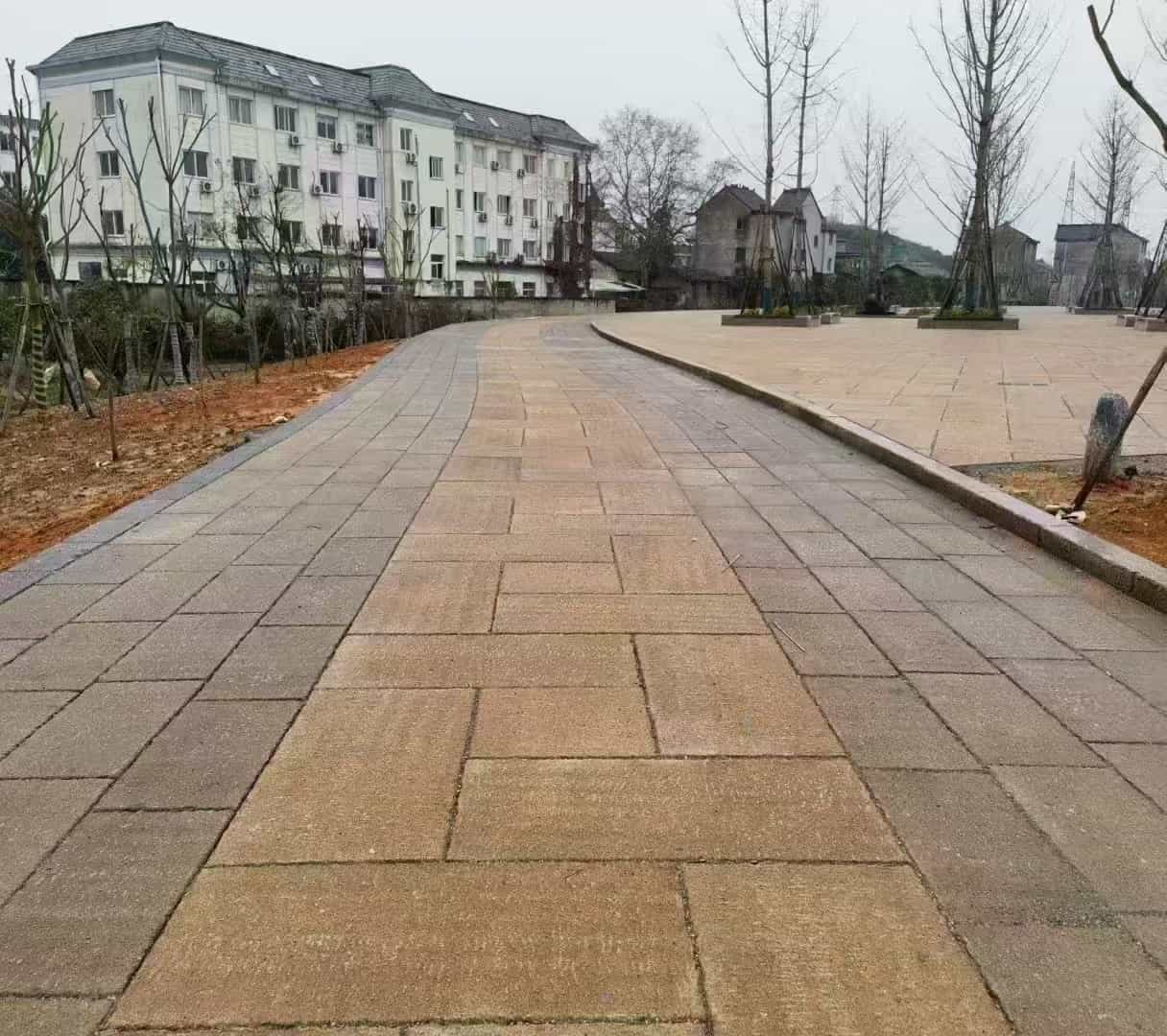 三明仿古石铺装效果