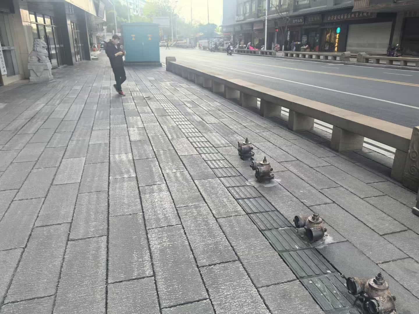 三明仿古石铺装效果