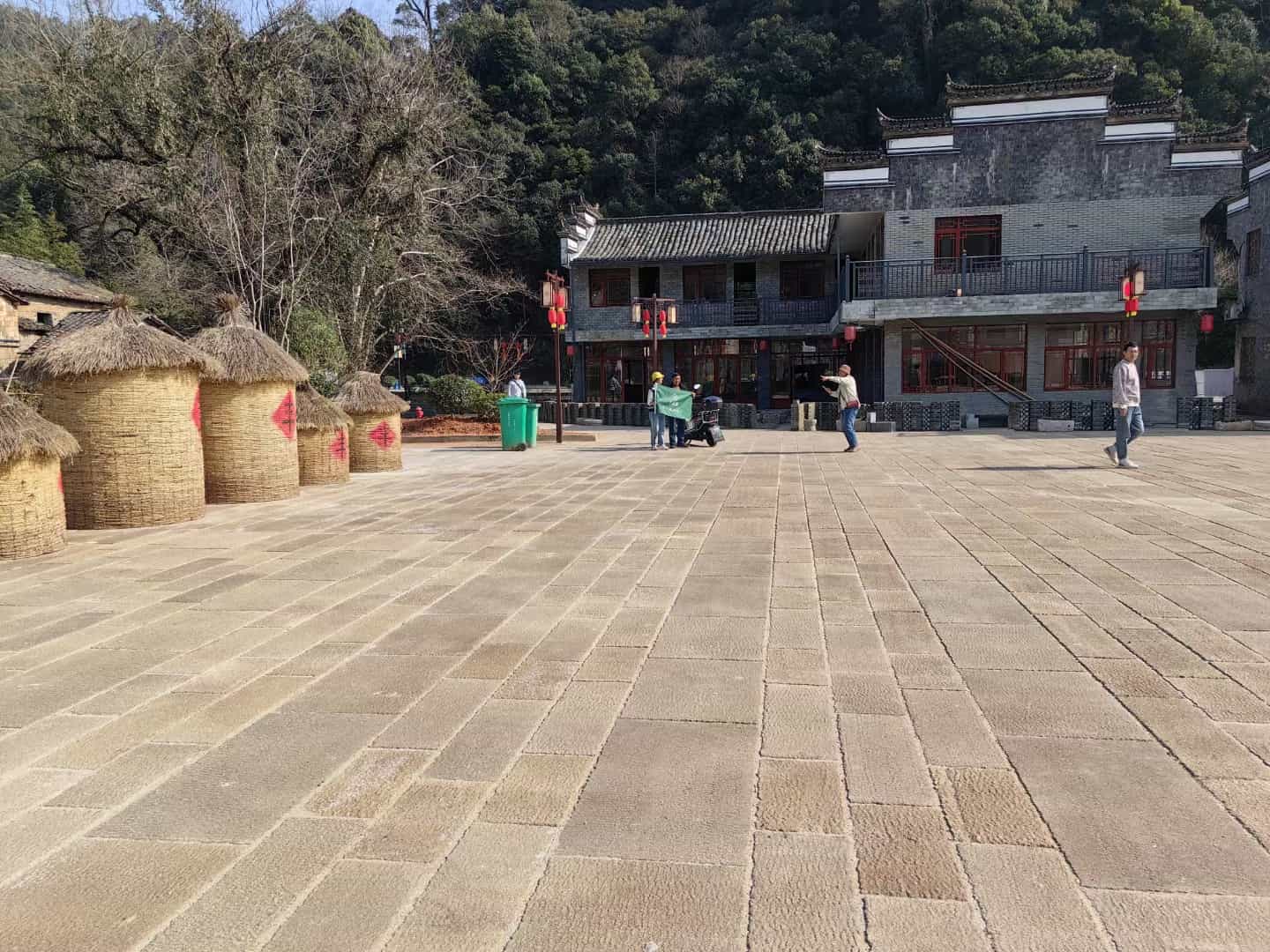 三明仿古石铺装效果