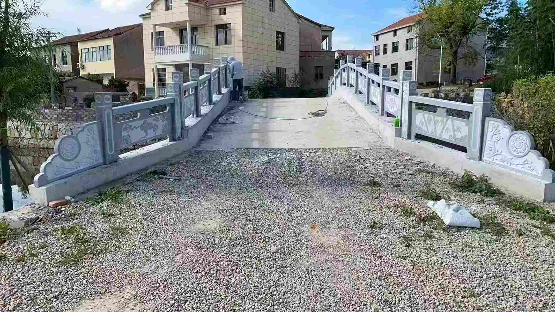 三明 芝麻灰花岗岩桥栏杆