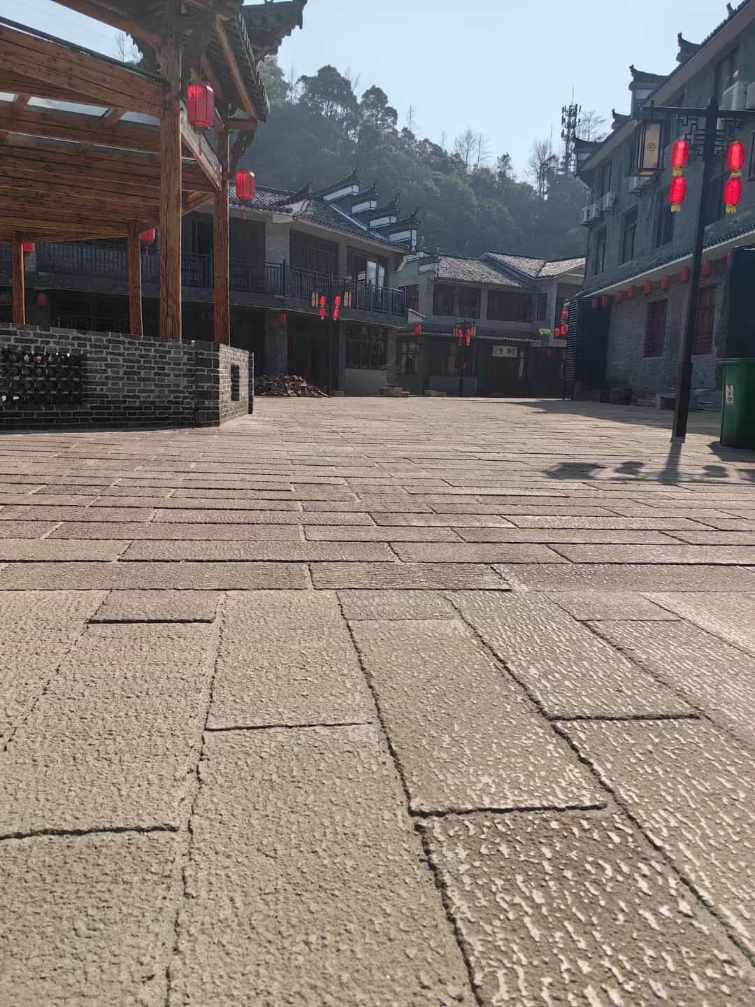 三明仿古石铺装效果