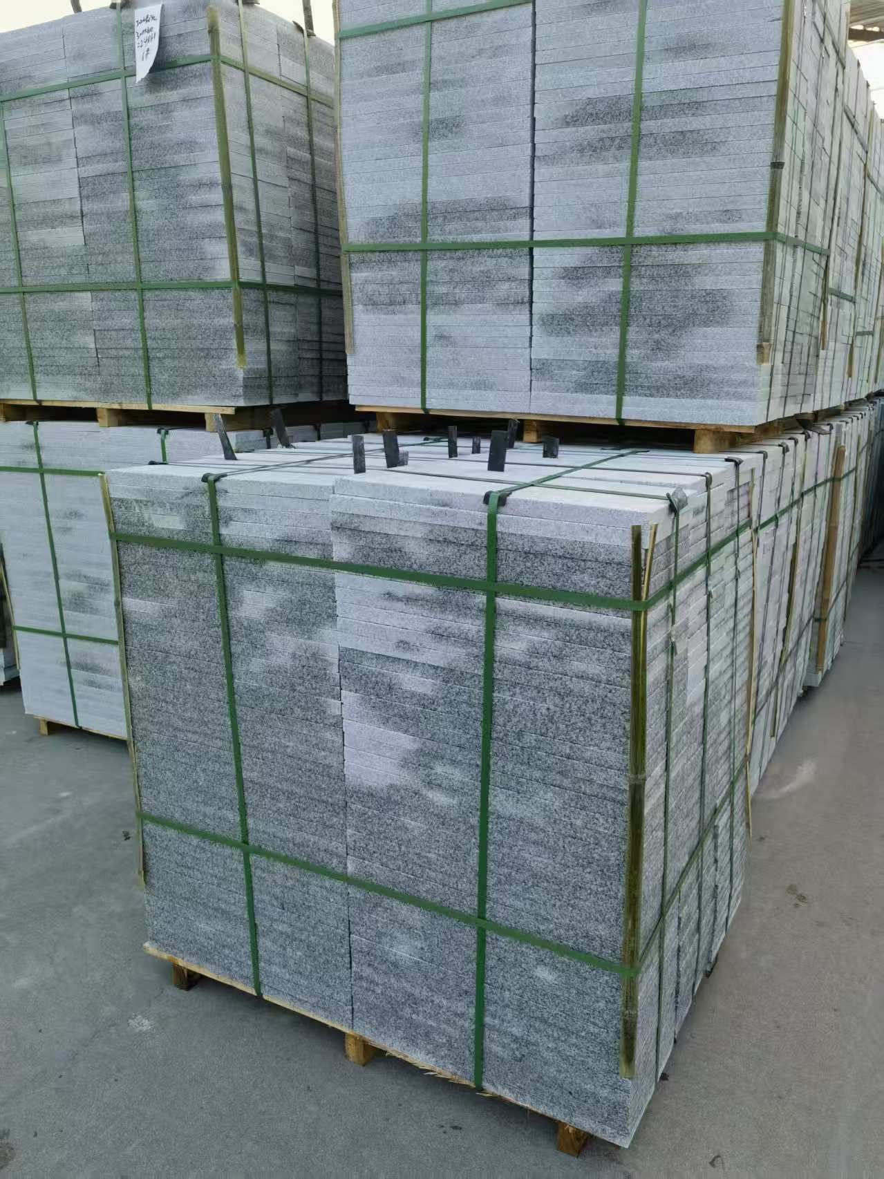 三明 芝麻白地铺石材