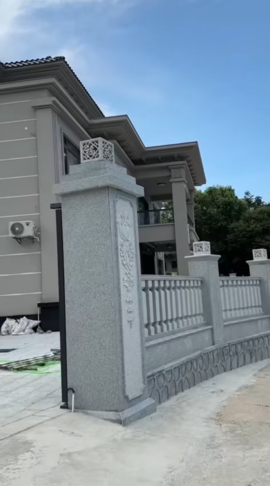 三明 芝麻白别墅围墙栏杆，私人订制