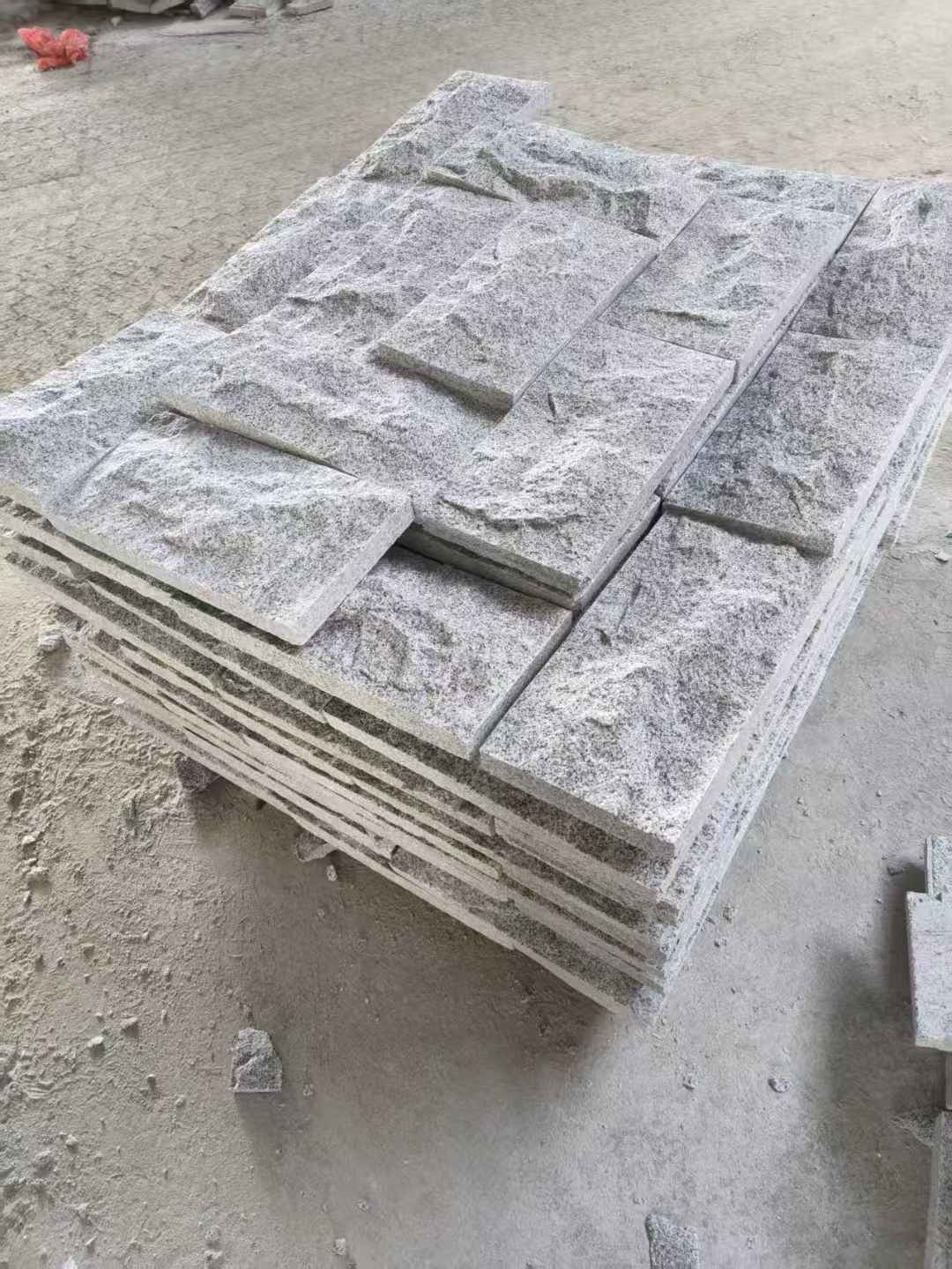 三明 芝麻白蘑菇石、自然面